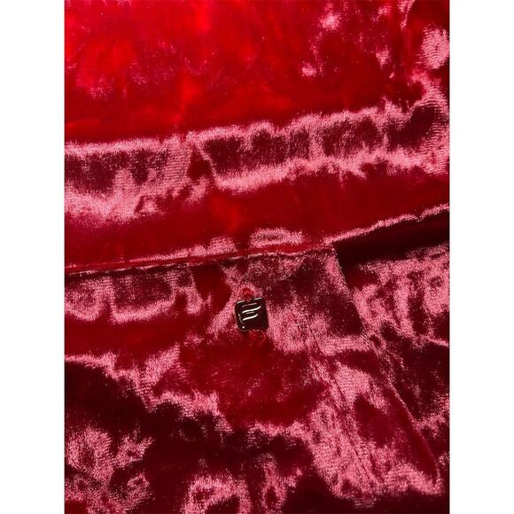 Fabletics Women's Zip Up‎ Hoodie Jacket Red Velour Size 1x Casual - Picture 4 of 11